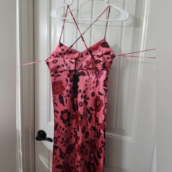 House of Harlow 1960 satin floral dress - Picture 11 of 12